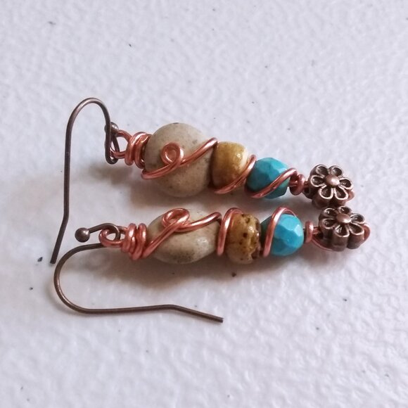 3 Pairs of Handmade Earrings! Winter Birthdays ~ Gift Exchange ~ Office Party - Picture 9 of 11